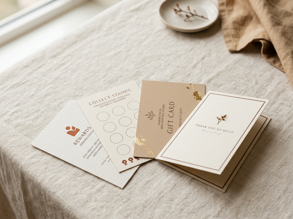 Fidelização & Experiência — materiais personalizados MÍLIA